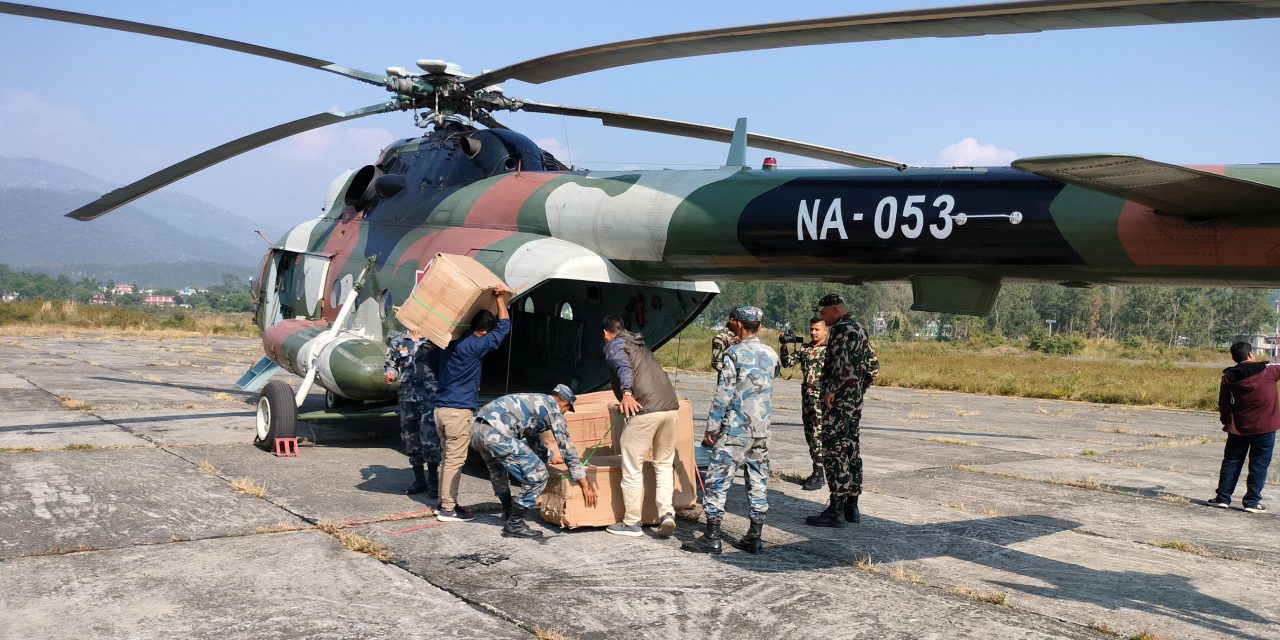 हिमाली गाउँका मतपेटिका हेलिकप्टरमार्फत ल्याउने तयारी