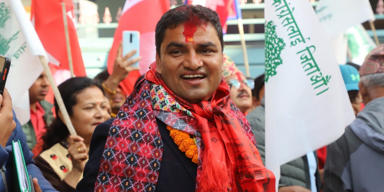 काठमाडौँ-५ मा नेपाली काँग्रेसका प्रदीप पौडेल विजयी