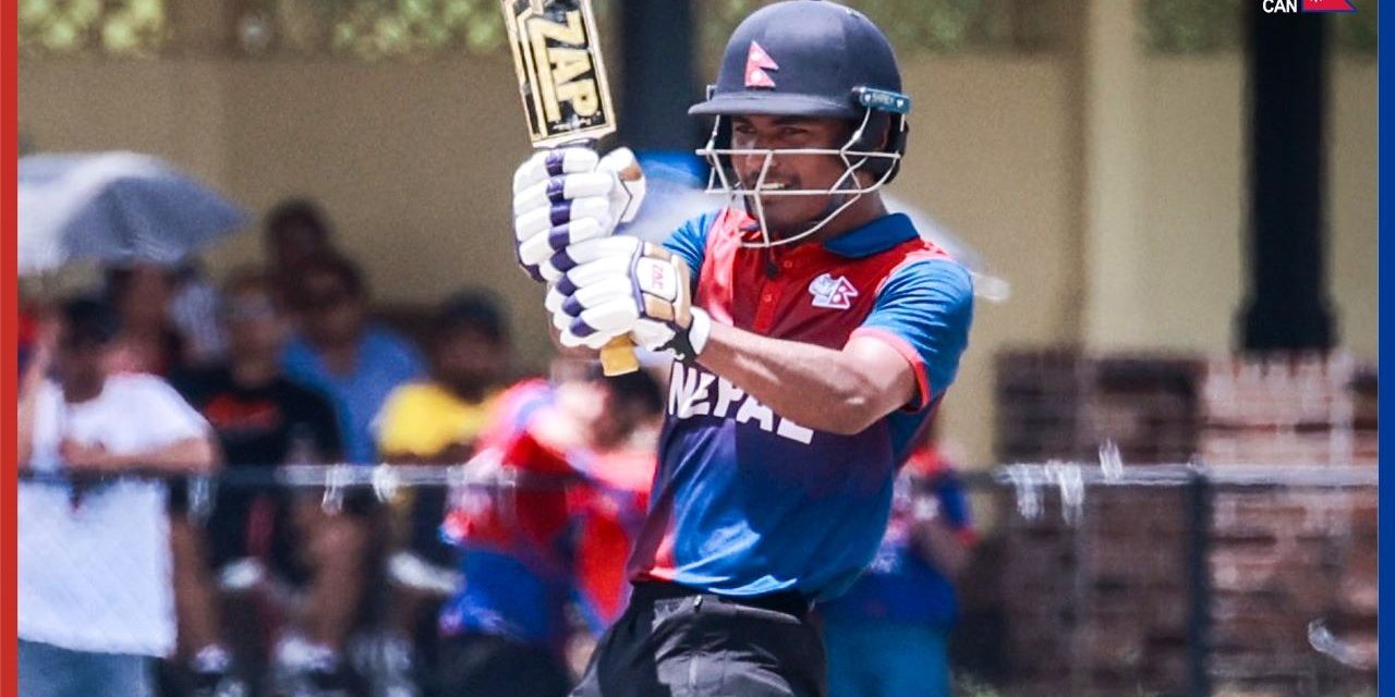रोहित पौडेल बने राष्ट्रिय क्रिकेट टोलीको कप्तान