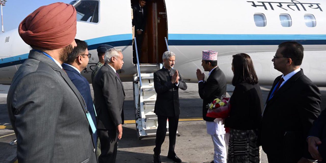 भारतीय विदेशमन्त्री जयशंकर काठमाडौँमा, यस्तो छ कार्यतालिका