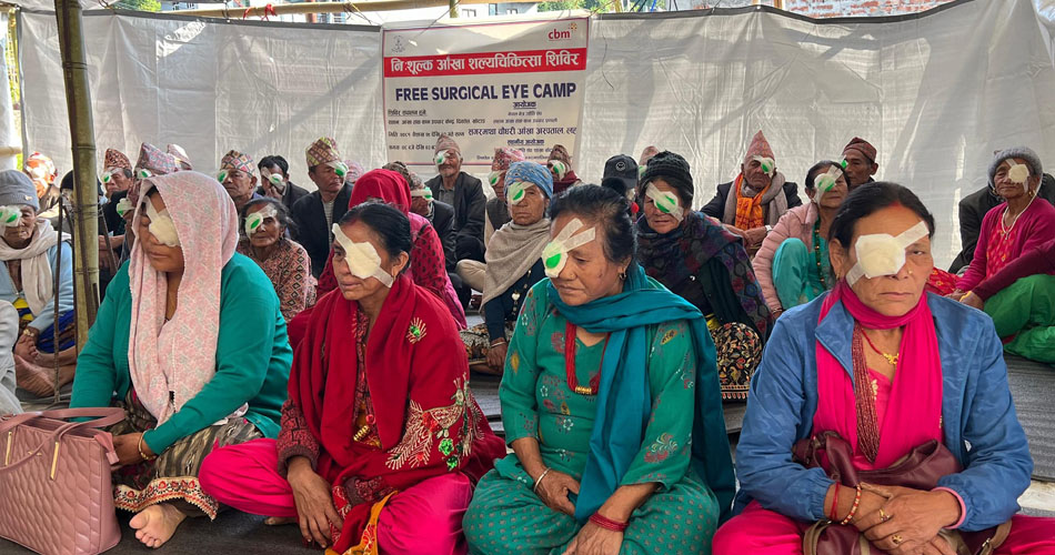 १०२ वर्षीय वृद्धसहित एक सय ४३ जनाको शल्यक्रिया