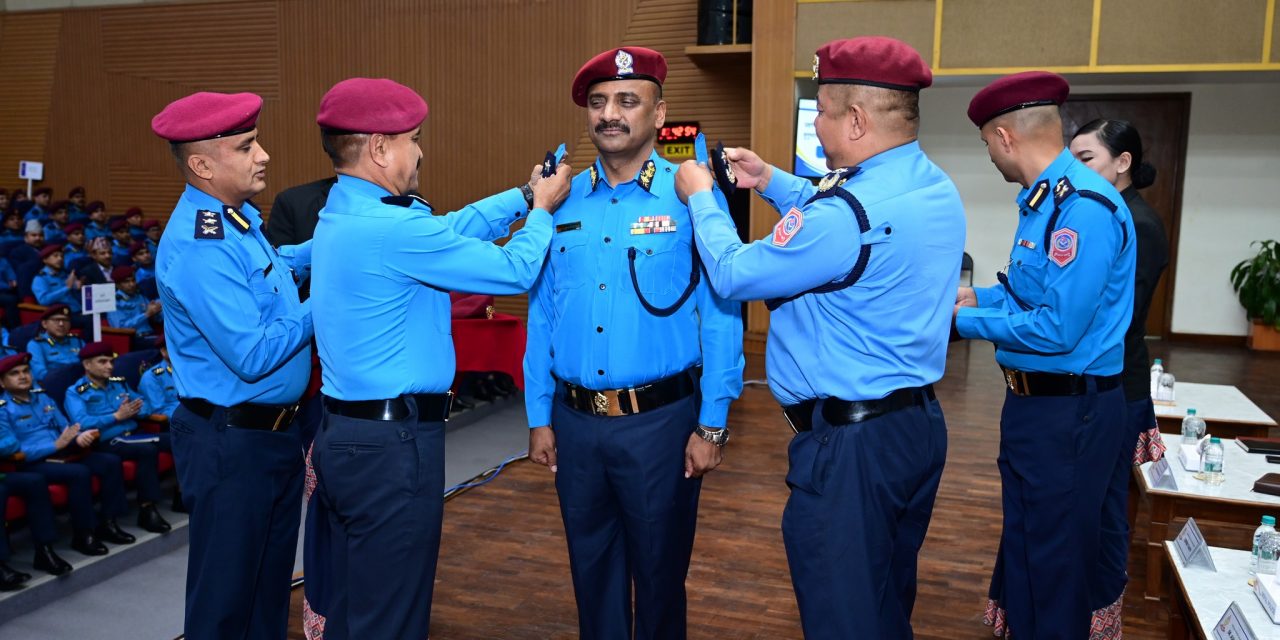 एआईजी भीम ढकालले पाए दर्ज्यानी चिह्न