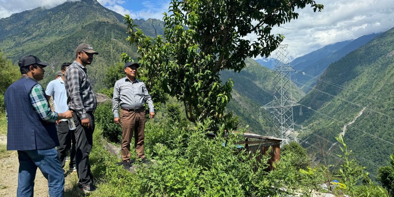 चिलिमे–त्रिशूली २२० केभी प्रसारण लाइन निर्माण अन्तिम चरणमा