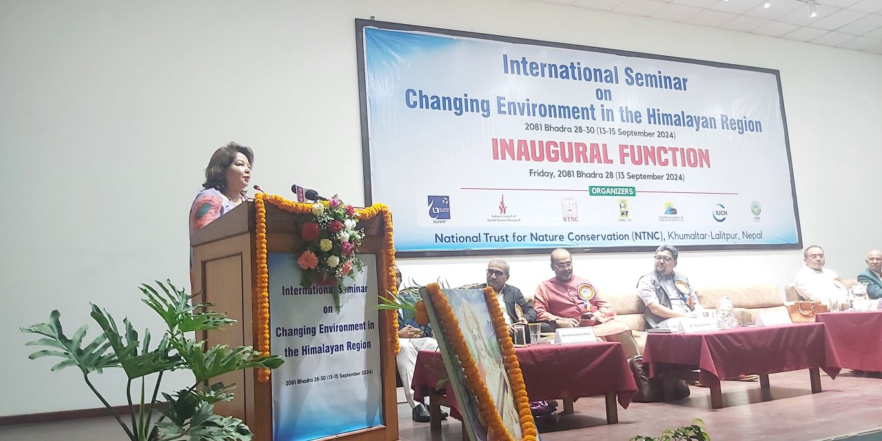 जलवायु परिवर्तनले हिमालयमा अकल्पनीय असर गरिरहेको छ : परराष्ट्रमन्त्री राणा