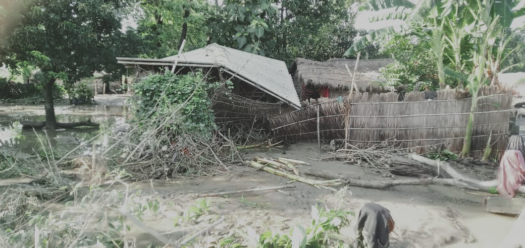 बाढी घरमा पस्दा महिला बेपत्ता