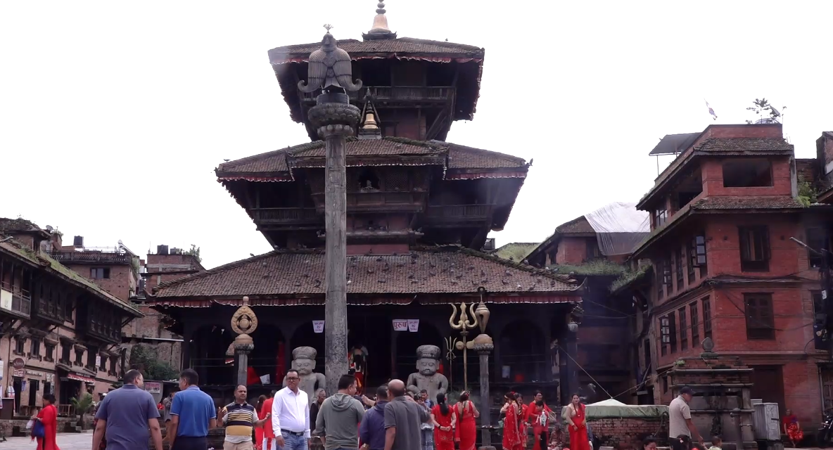 भक्तपुरको दत्तात्रय मन्दिरमा दर्शनार्थीको घुइँचो