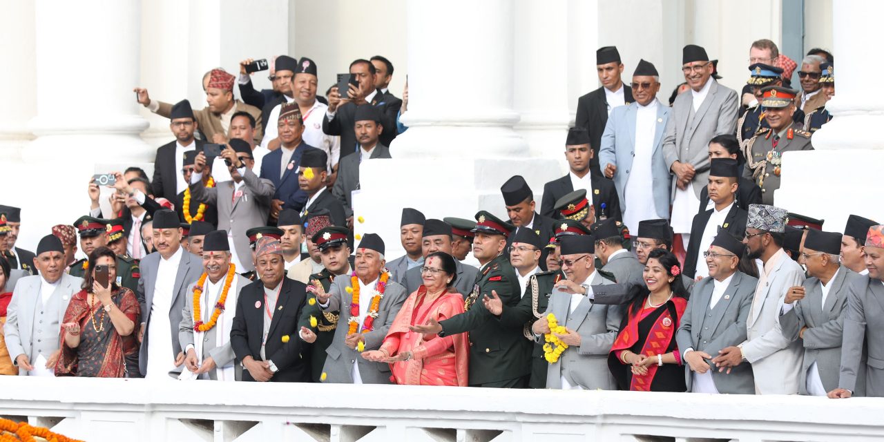 राष्ट्रपतिद्वारा इन्द्रजात्रा अवलोकन