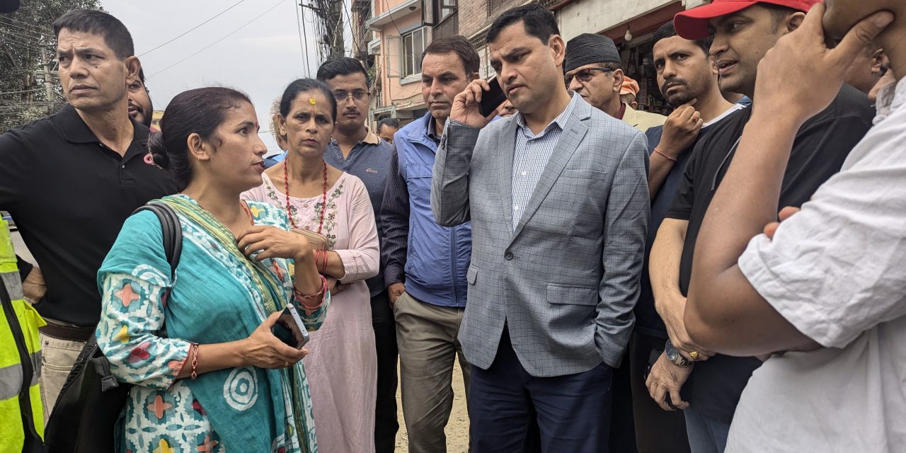 बाँसबारी बुढानिलकण्ठ सडकको काम चाँडो सक्न मन्त्री पौडेलद्वारा ध्यानाकर्षण
