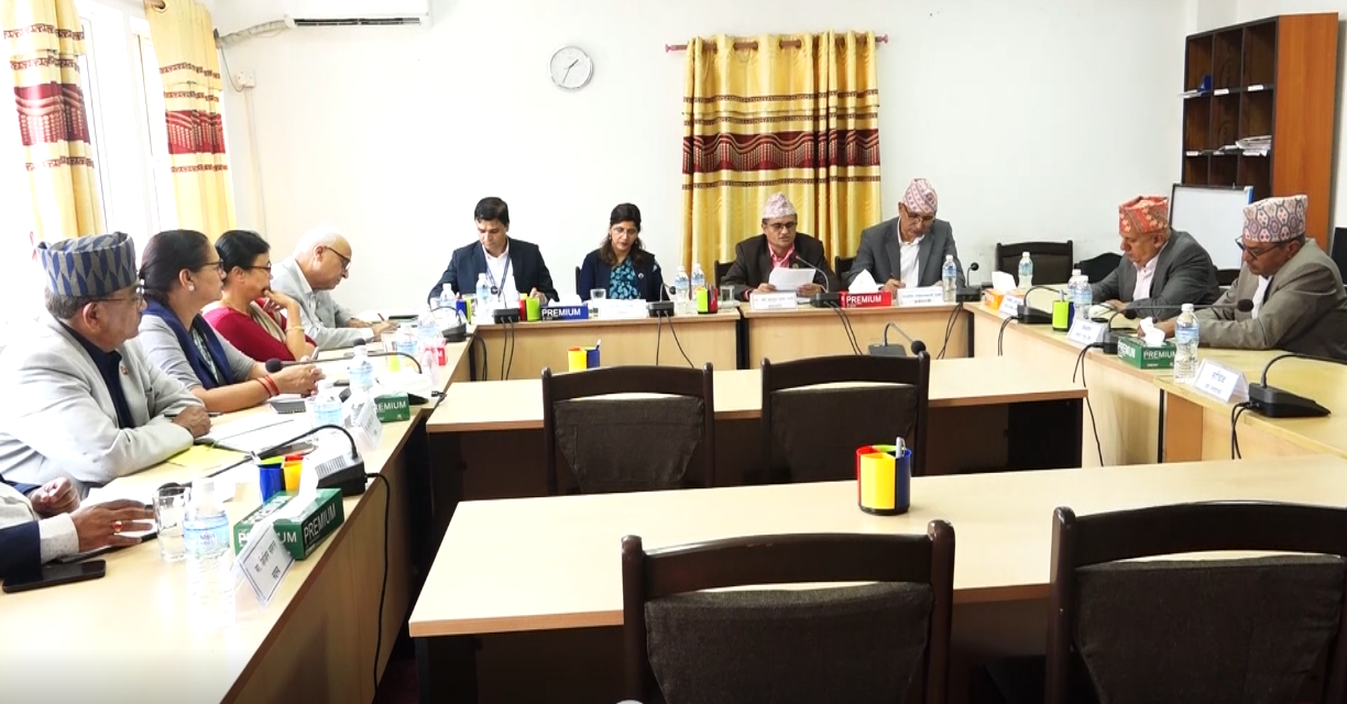 सहकारी गठीसम्बन्धी छानबिन समितिद्वारा अर्थमन्त्री र गभर्नरसँग छलफल