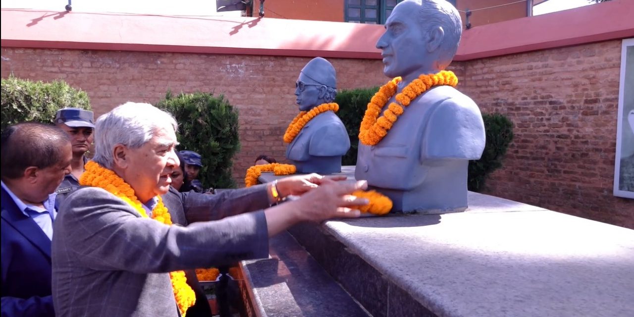 मुलुक परिवर्तनमा बिपी कोइरालाको योगदान उच्च : सभापति देउवा