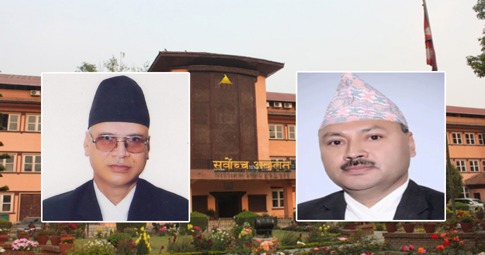 सर्वोच्चको न्यायाधीशमा नृपध्वज निरौला र नित्यानन्द पाण्डे सिफारिस