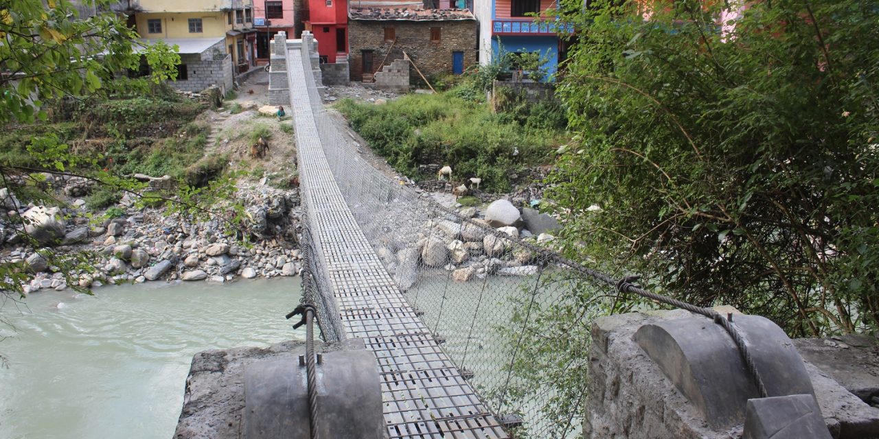 झोलुङ्गे पुलले छोटियो यात्रा