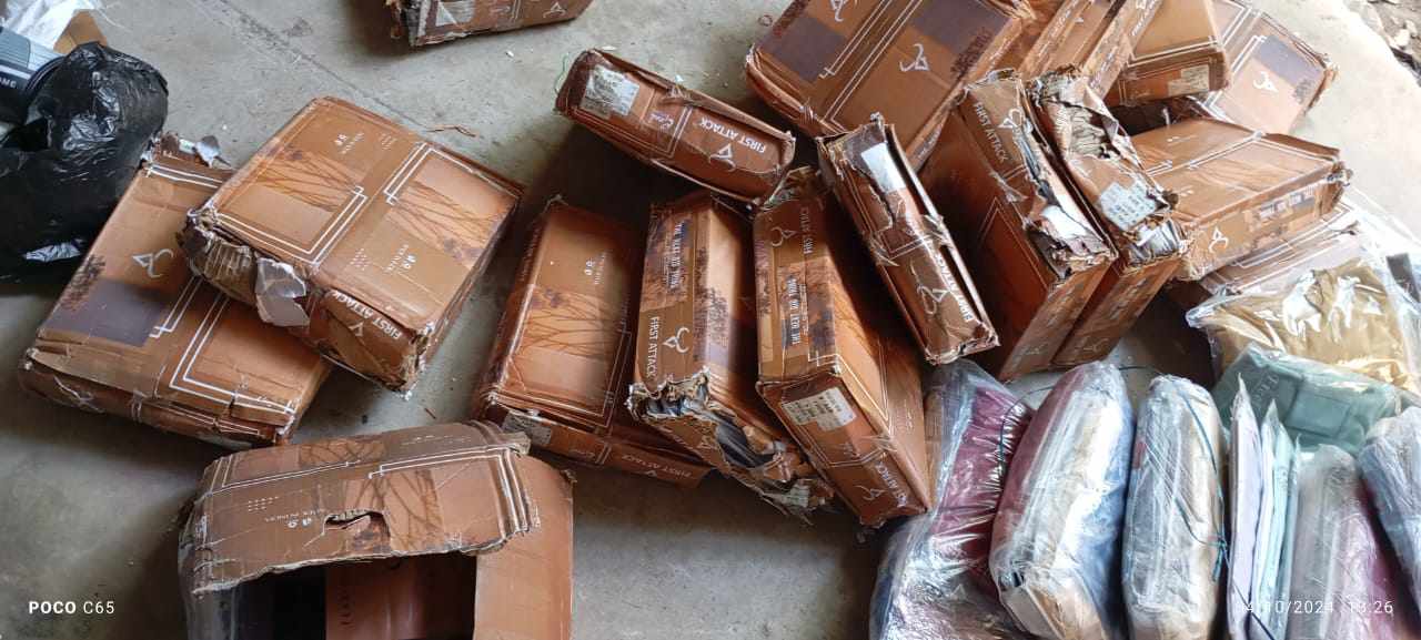सशस्त्र प्रहरी बल पर्साद्वारा ११ लाखभन्दा बढीको अवैध सामान बरामद