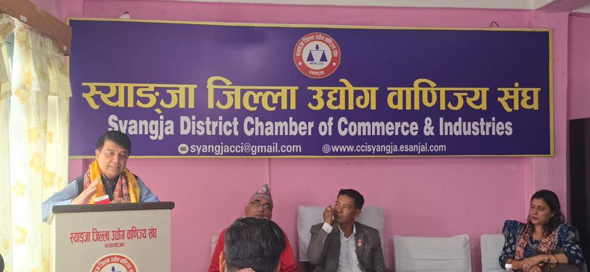 स्याङ्जाको सुन्तला र पर्यटन प्रवर्धनसम्बन्धी सम्भाव्य कार्यक्रम बने सहकार्य गर्ने अध्यक्ष ढकालको प्रतिबद्धता