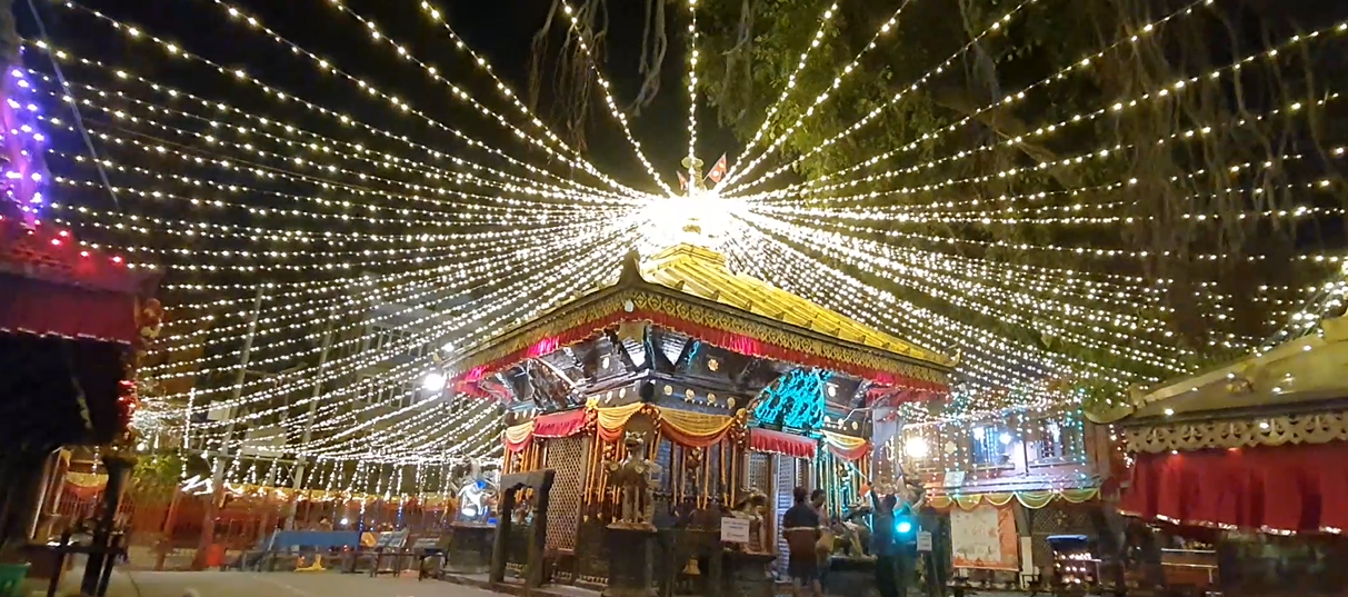 दशैँमा यसरी सजिए काठमाडौँका शक्तिपीठहरु (तस्बिरमा)
