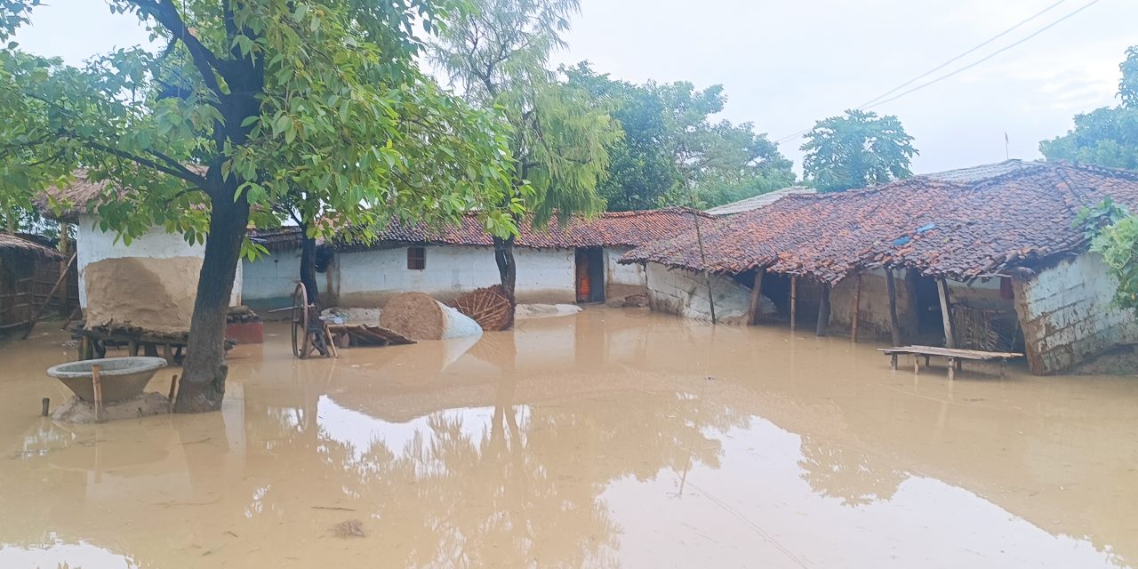 बाढी तथा डुबान प्रभावित गाउँमा खानेपानीको समस्या
