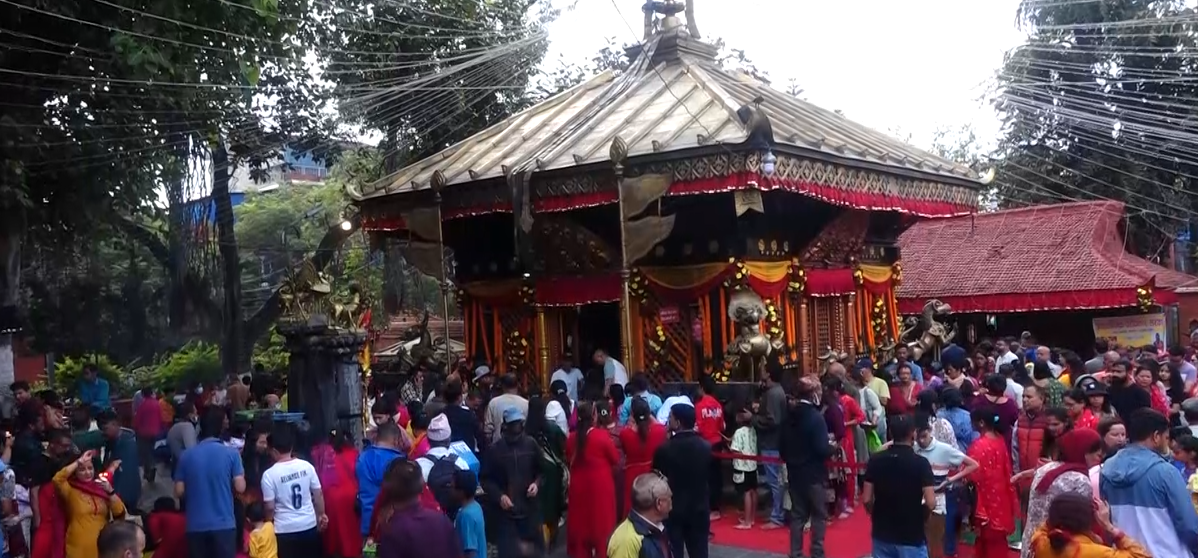 नवरात्रको छैटौँ दिन : स्कन्दमाताको विधिपूर्वक पूजा आराधना गरी मनाइयो