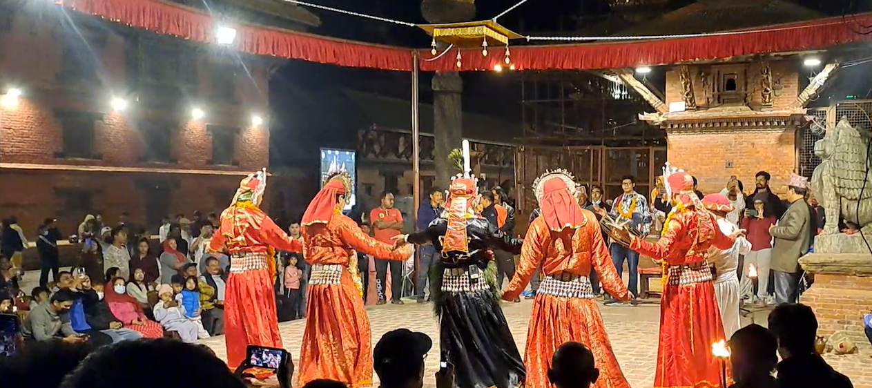 ललितपुरमा ३८३ वर्ष पुरानो कार्तिक नाच शुरु
