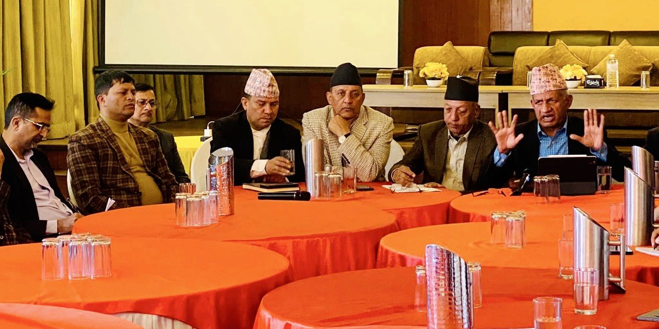 लोकतन्त्र, सुशासन र विधिको शासनको पक्षमा जागरणसभा : एमाले नेता ज्ञवाली
