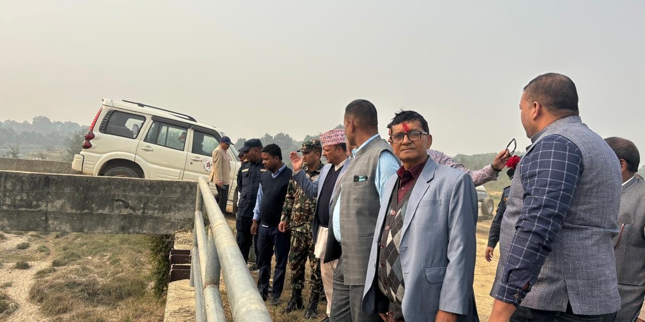ऊर्जामन्त्री खड्काद्वारा जमुनी सिँचाइ आयोजनाको स्थलगत निरीक्षण