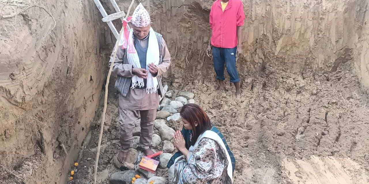 लम्कीचुहा नगर अस्पतालको नयाँ भवन निर्माण सुरु