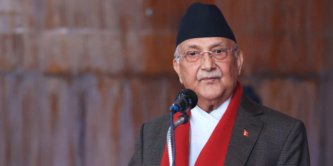 प्रधानमन्त्री ओली पोखरामा