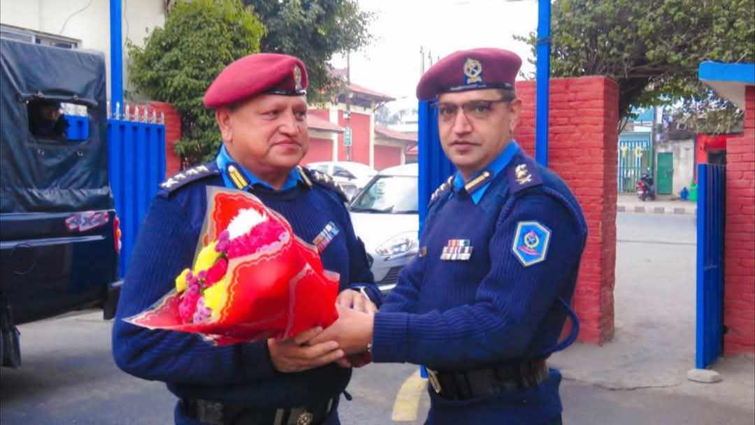 एसएसपी श्यामकृष्ण अधिकारीले सम्हाले ललितपुर प्रहरी प्रमुखको जिम्मेवारी
