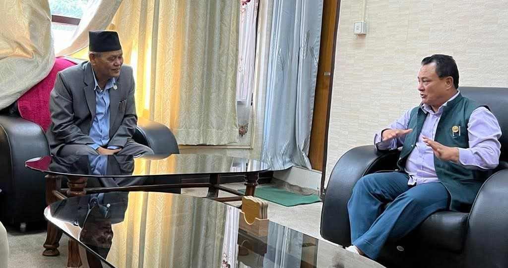 बागमती खेलकुदको विकासका लागि मन्त्री महर्जनको रफ्तार : केन्द्रीय मन्त्रीसँग विशेष भेटवार्ता