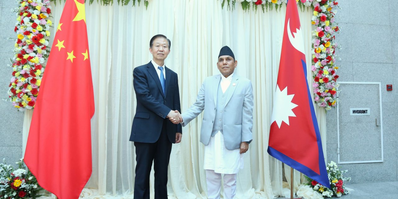 राष्ट्रियसभाका अध्यक्ष दाहालसँग चीनको एनपीसी उपाध्यक्षको भेटवार्ता