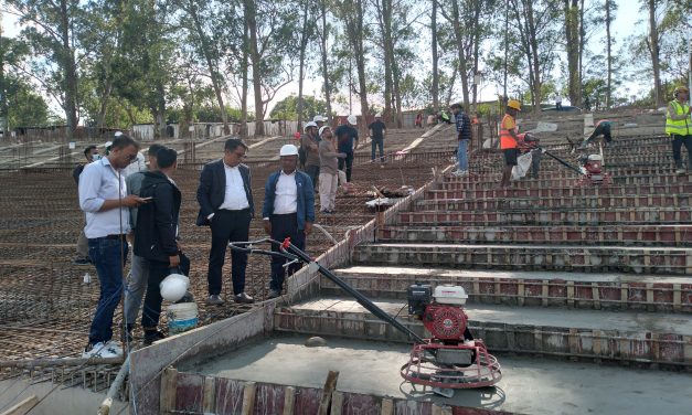 त्रिवि क्रिकेट रङ्गशालाको प्यारापिट ढलान आजदेखि सुरु