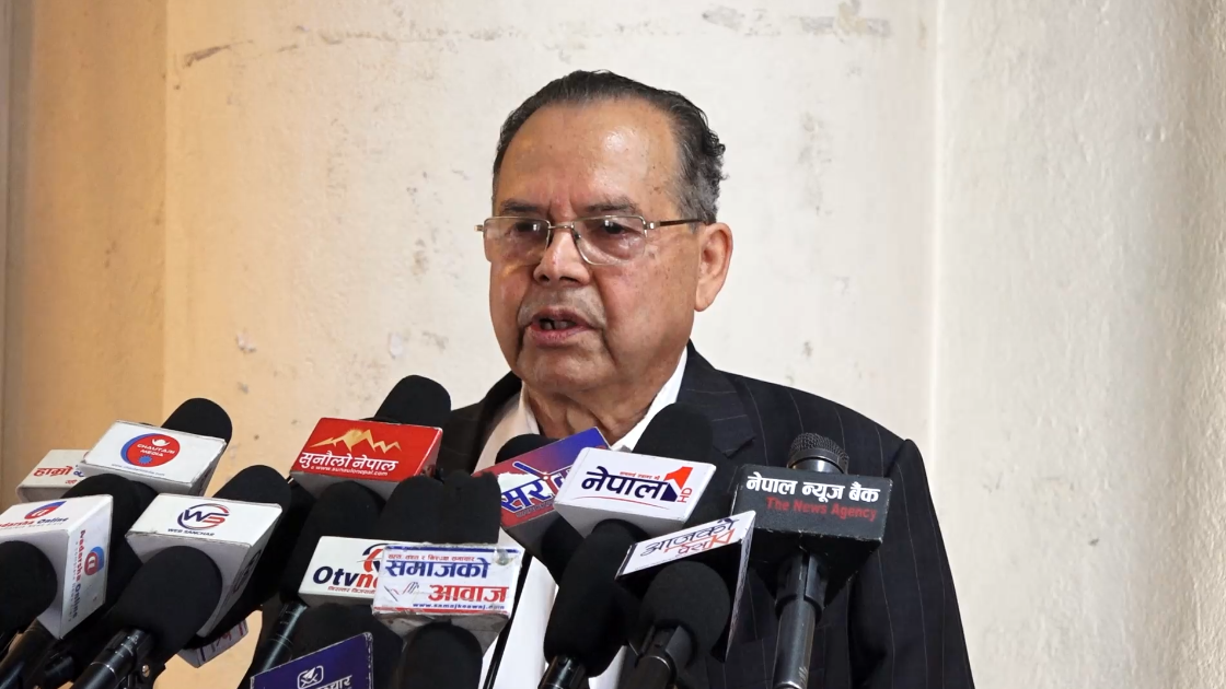 समाजवादी मोर्चाको कार्यक्रमप्रति झलनाथ खनालको असन्तुष्टि