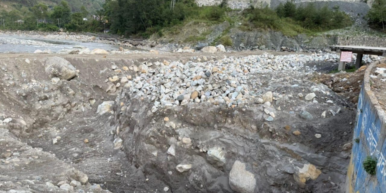 कालीगण्डकी स्वच्छता कार्यक्रमका लागि पूर्वाधार निर्माणको काम सुरु