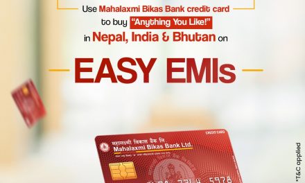 महालक्ष्मी विकास बैंकद्धारा क्रेडिट कार्ड भुक्तानीमा मासिक किस्ता सुविधाको शुभारम्भ