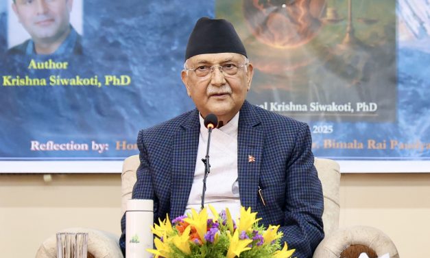 ‘सगरमाथा संवाद’मा सोलुखुम्बुको थामेको आवाज सम्बोधन हुने : प्रधानमन्त्री ओली