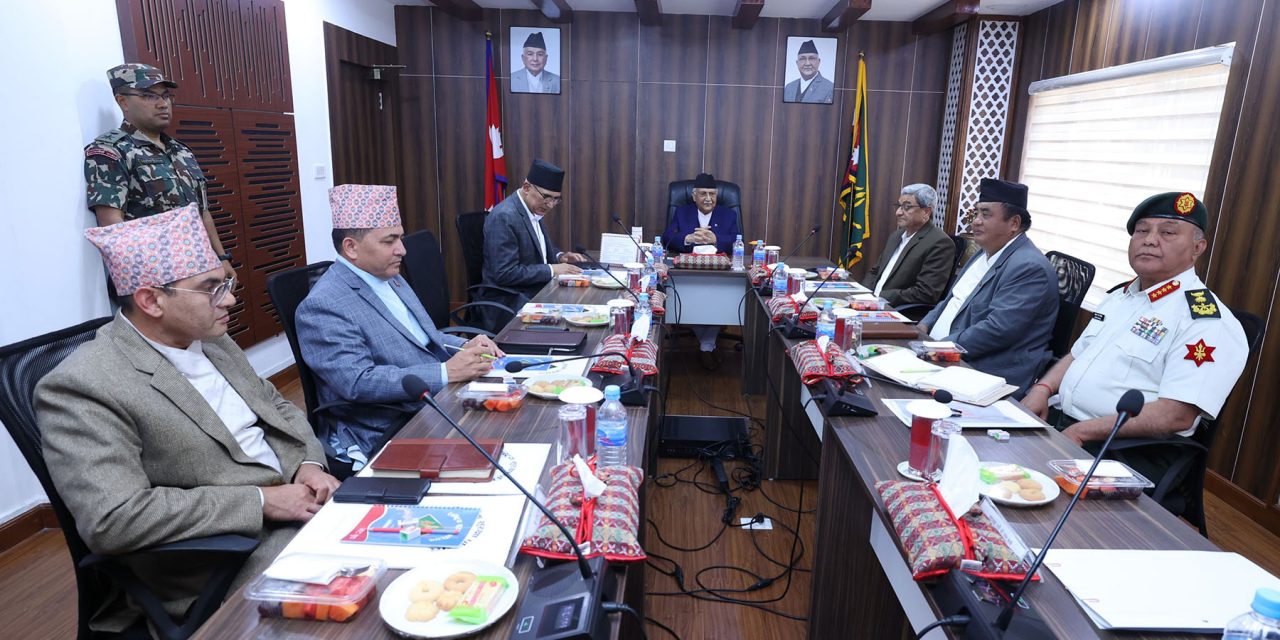 भारत-पाकिस्तान तनाव : सिंहदरबारमा राष्ट्रिय सुरक्षा परिषद्को बैठक