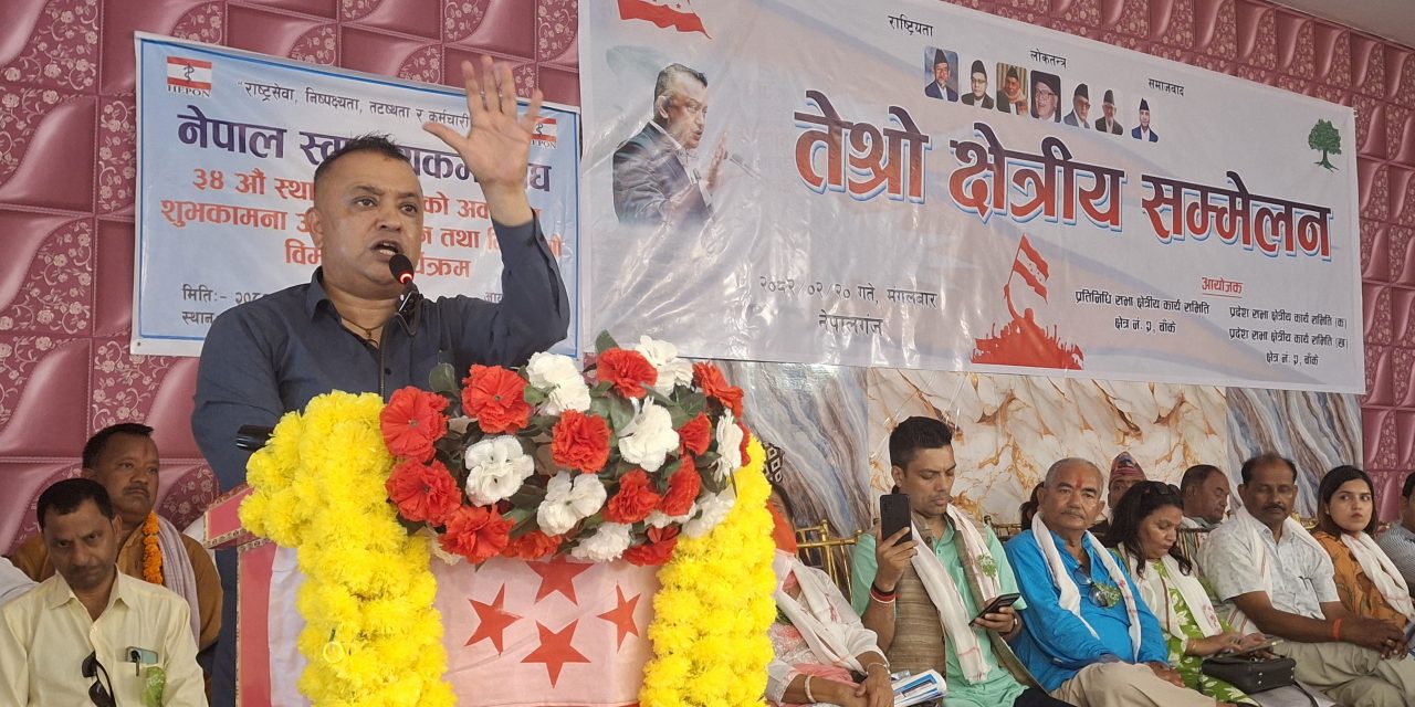 सरकारले संविधान संशोधनको काम तत्काल सुरू गर्नुपर्छ : महामन्त्री थापा
