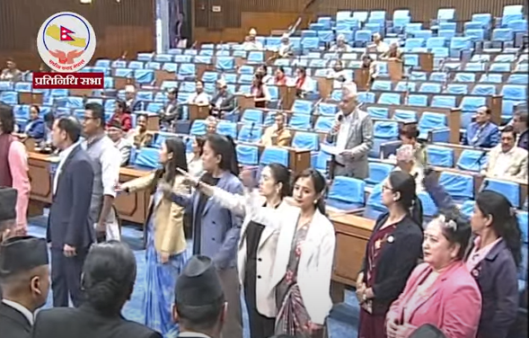 भिजिट भिसा प्रकरणमा आज पनि सदनमा राप्रपा र रास्वपाको विरोध कायमै
