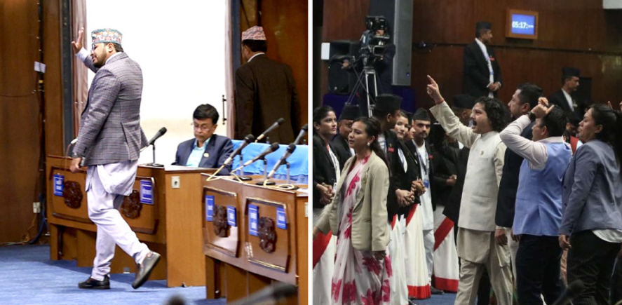 राप्रपा र रास्वपाद्वारा आज पनि सदन बहिष्कार