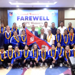 एएफसी एसियन कप छनोटका लागि नेपाली महिला टोलीको विदाई