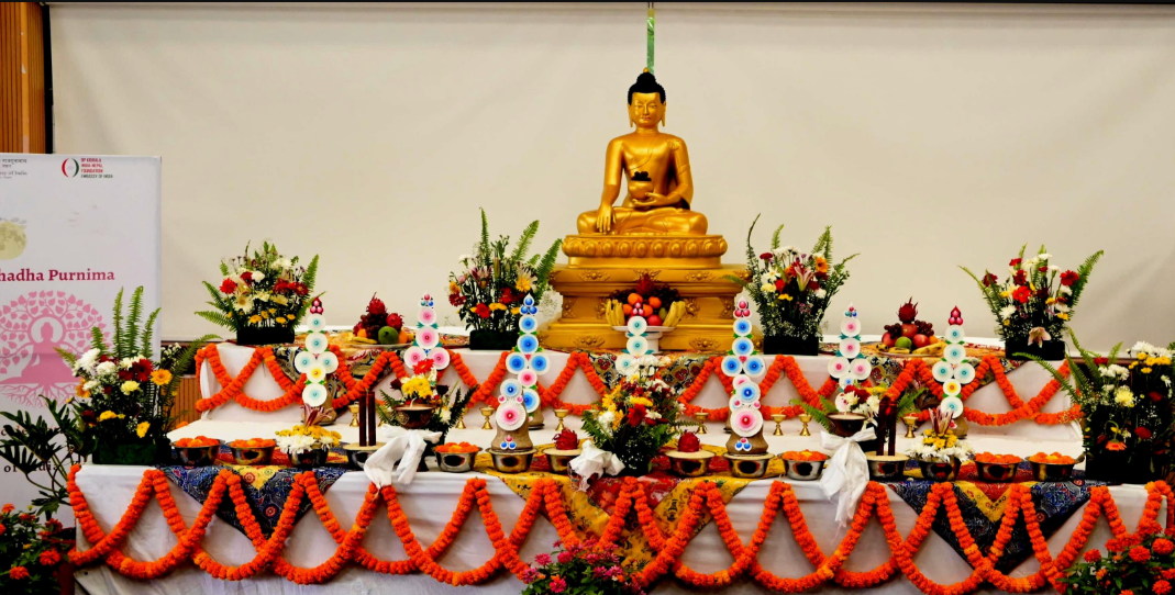 आषाढ पूर्णिमाको अवसरमा भारत दूतावासद्वारा बुद्धको प्रथम उपदेश स्मरण