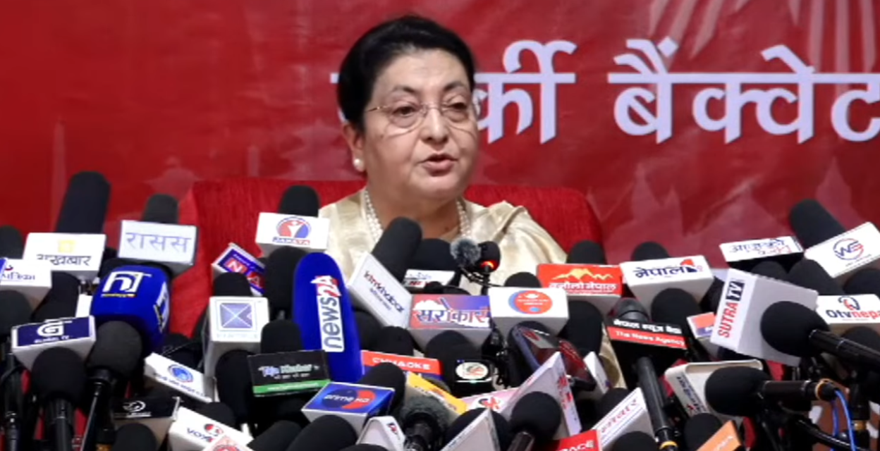 कुनै पदको लालसा छैन, देशको सेवा गर्ने आकांक्षाले राजनीतिमा आउन चाहेको हुँ : पूर्वराष्ट्रपति भण्डारी
