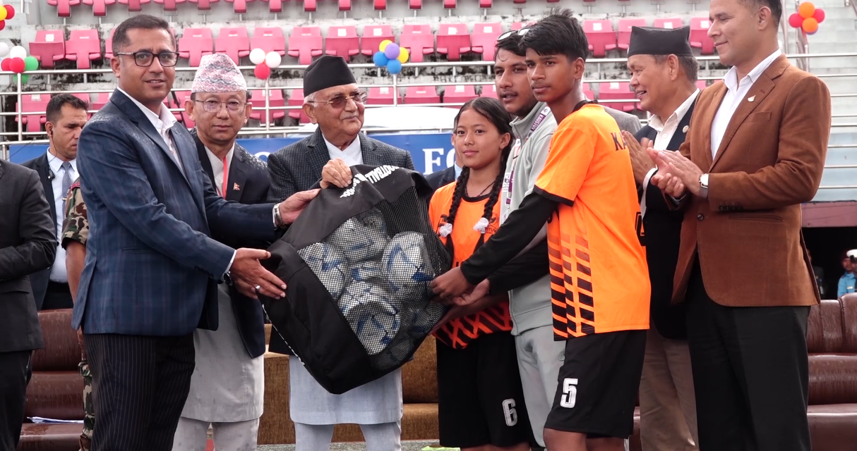 खेल क्षेत्रको विकासमा सरकारले विशेष प्राथमिकता दिएको छ : प्रधानमन्त्री ओली