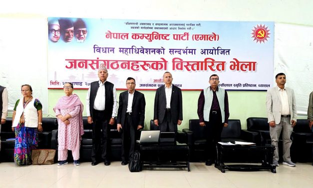 राष्ट्रिय महाधिवेशनले पारित गरेको विषयमा प्रश्न उठाउनु सङ्गठनात्मक अराजकता : शङ्कर पोखरेल