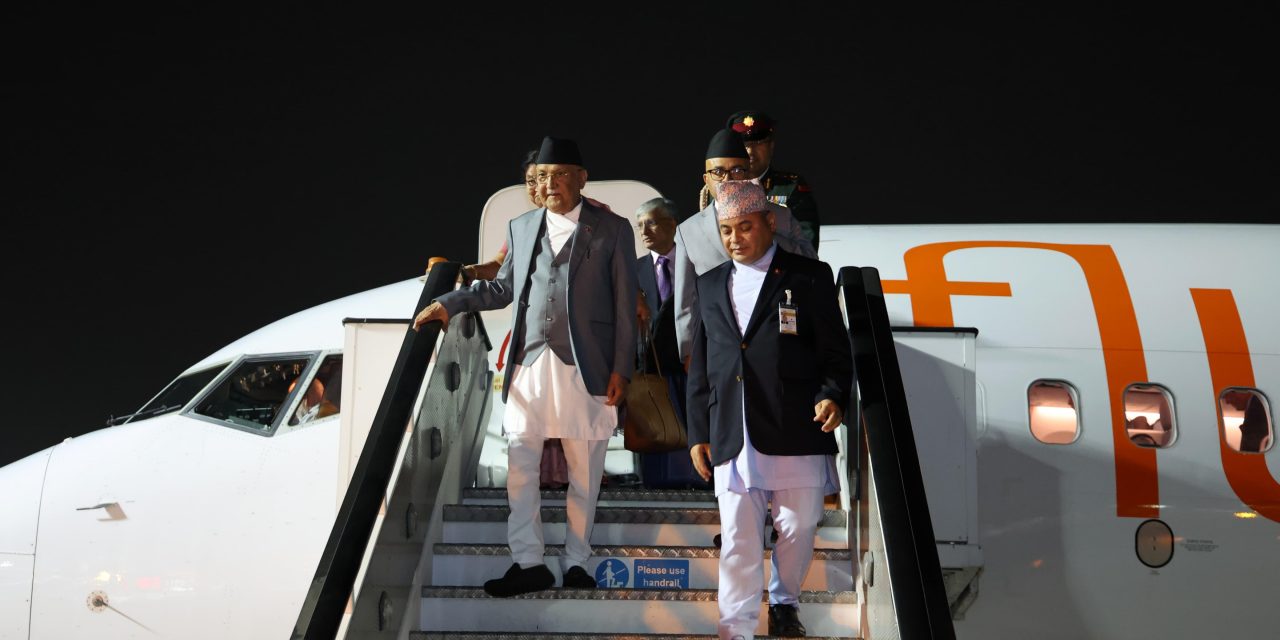 प्रधानमन्त्री ओली दुबईमा