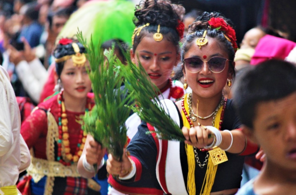 बौद्धमा सुरु भयो ऐतिहासिक रोपाइँ जात्रा