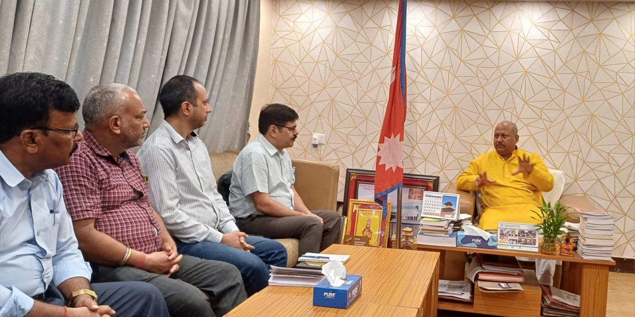 मुख्यमन्त्री सिंहसँग भारतीय प्रतिनिधिमण्डलको भेट