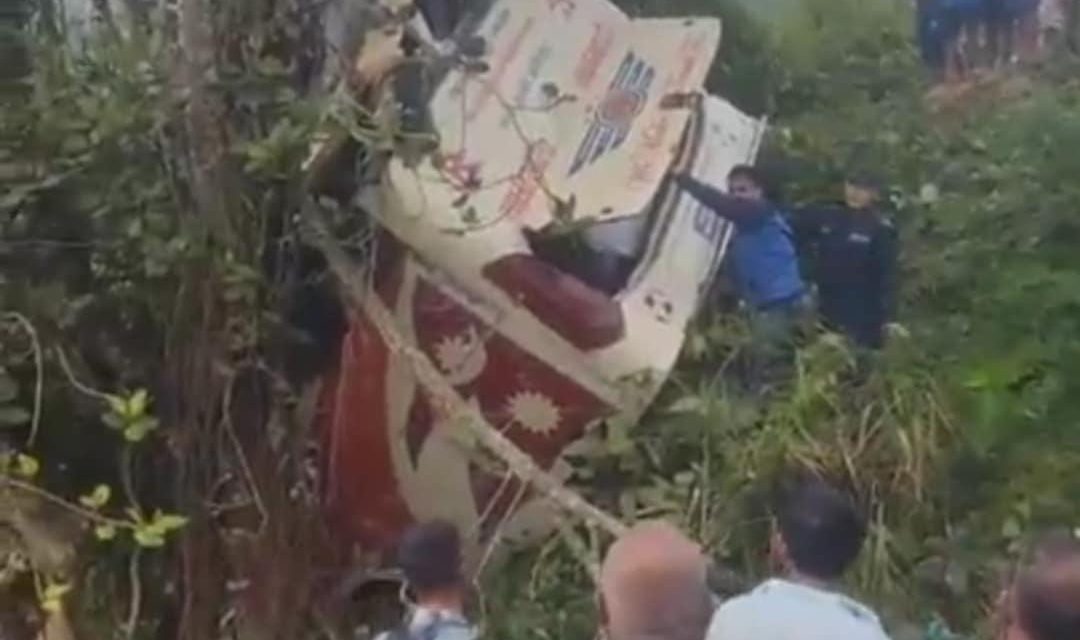 गोरखामा रात्रिबस दुर्घटना हुँदा २१ जना घाइते