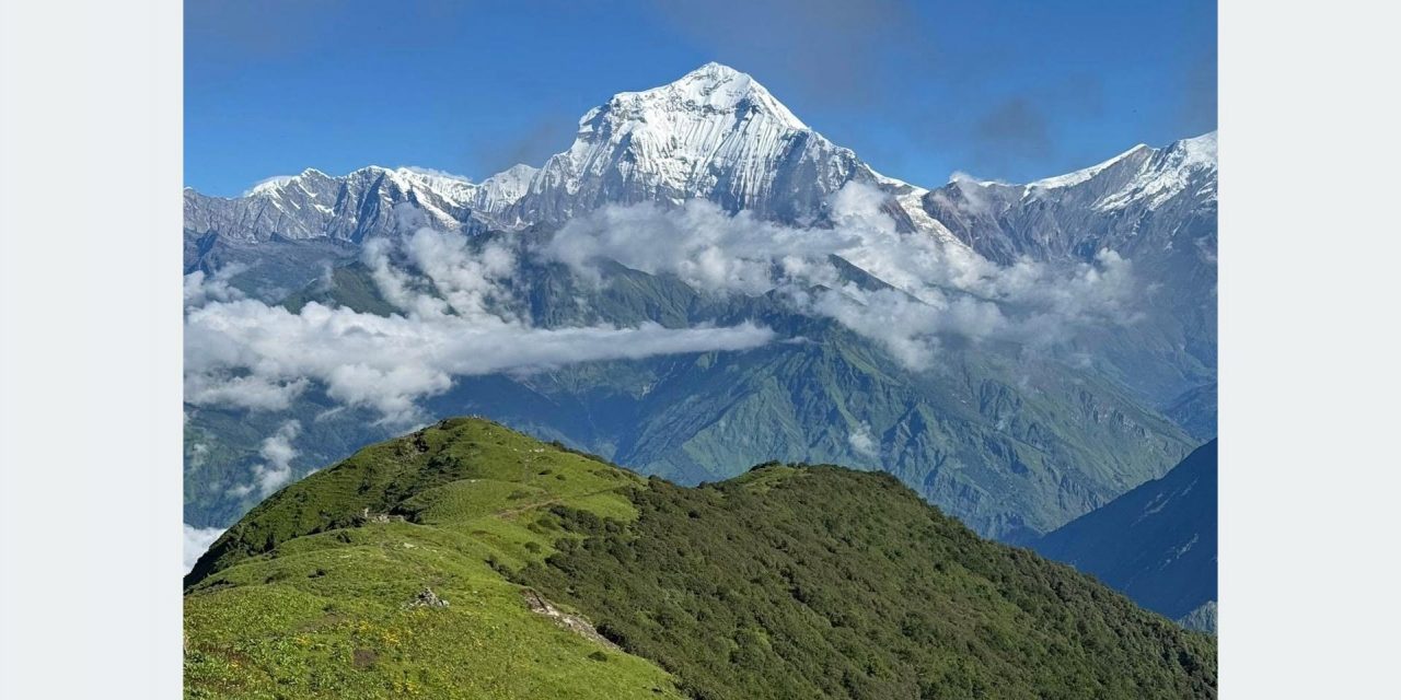 वसन्तयामको धौलागिरि हिमाल आरोहण सुरु : पहिलोदिन नौजनाद्वारा आरोहण