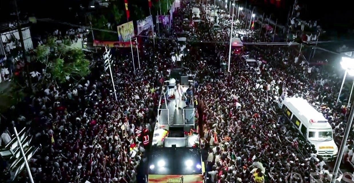 तमिलनाडुमा अभिनेता विजयको र्‍यालीमा भागदौड : ३६ को मृत्यु, ४० घाइते