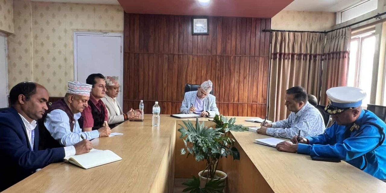 चाडपर्वमा यातायात व्यवस्थित गर्न उच्चस्तरीय समिति गठन गर्ने निर्णय